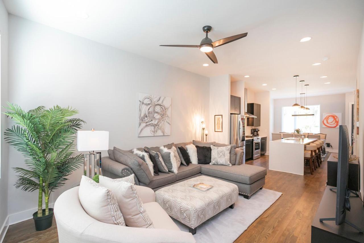 Luxury Townhome Skyline Views Mins To Dt Nashville Exteriér fotografie