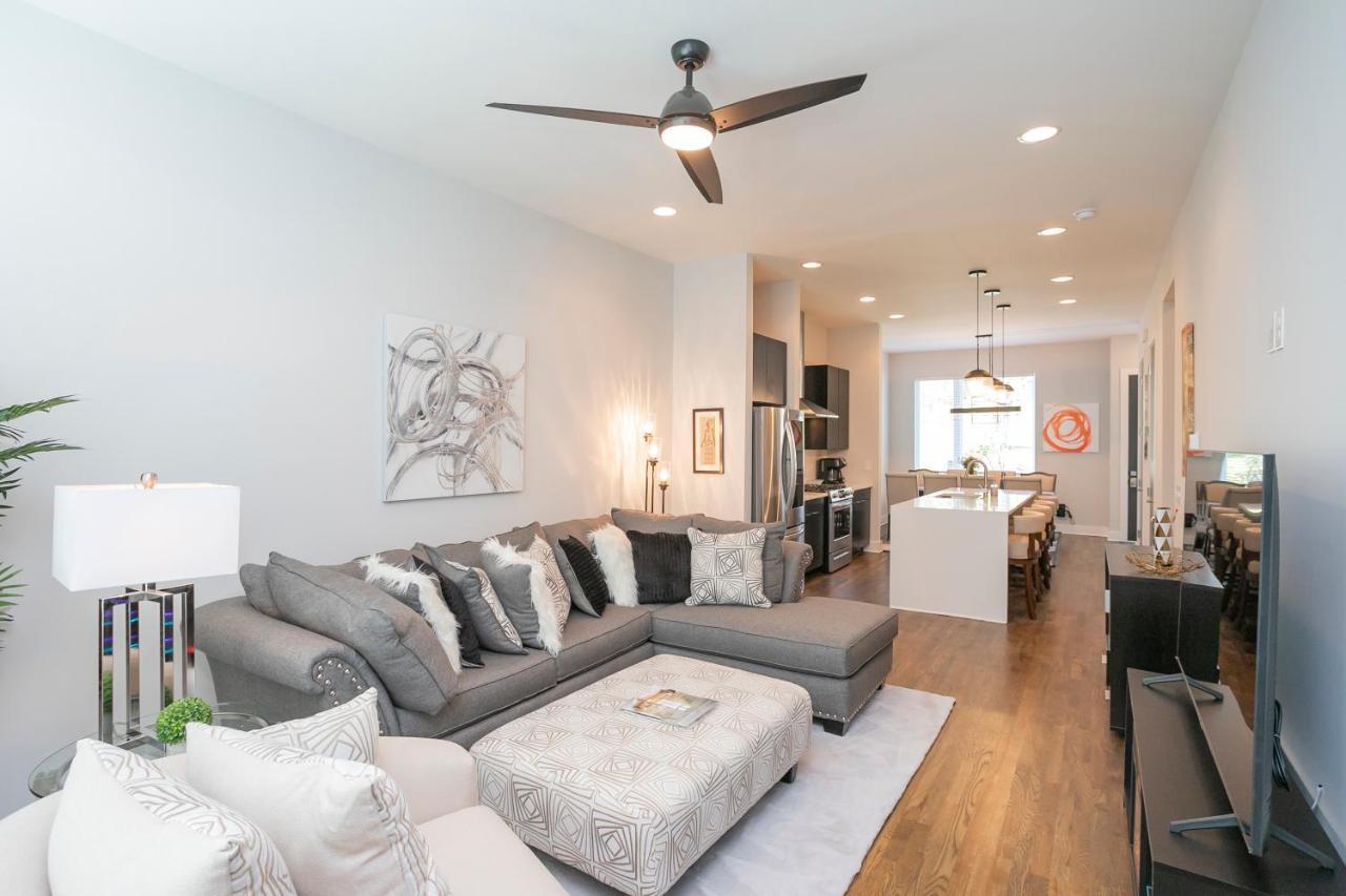 Luxury Townhome Skyline Views Mins To Dt Nashville Exteriér fotografie