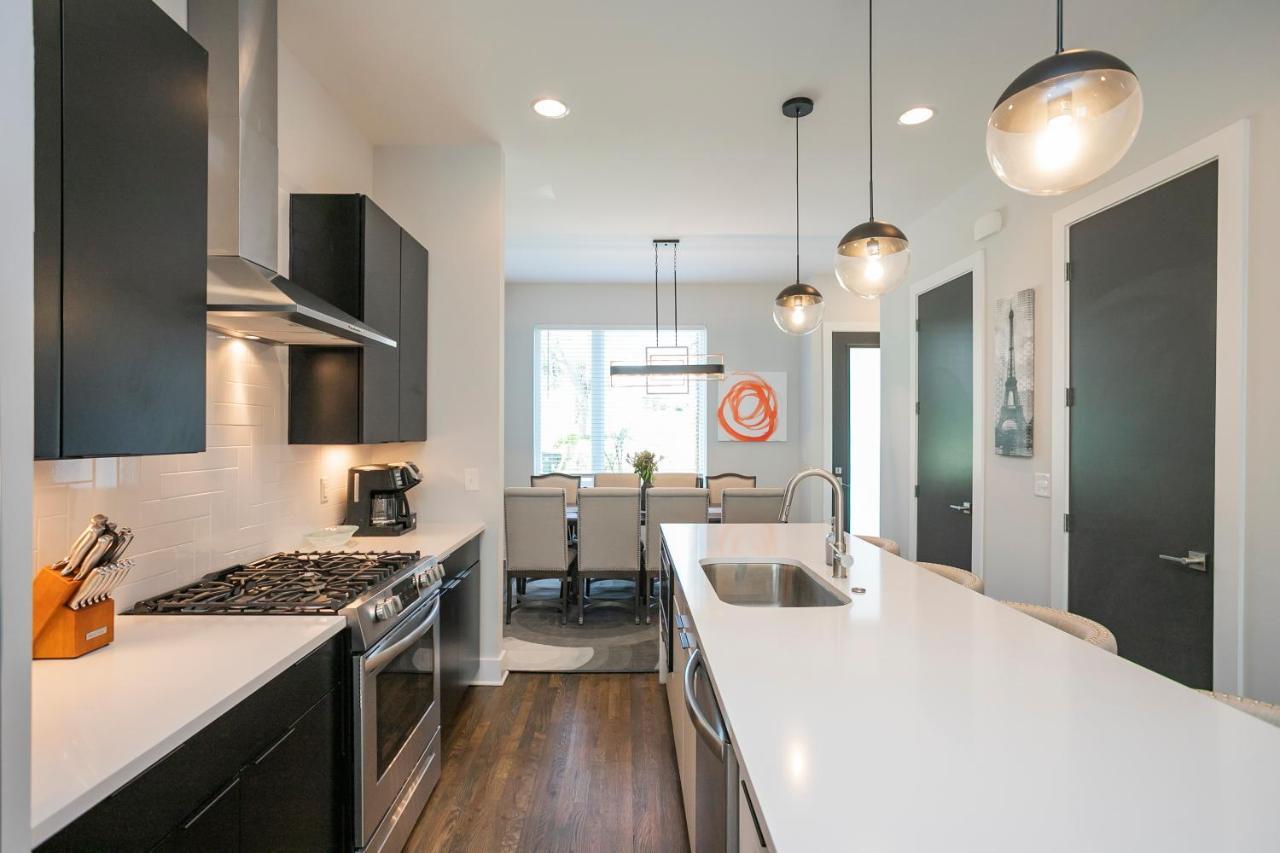 Luxury Townhome Skyline Views Mins To Dt Nashville Exteriér fotografie