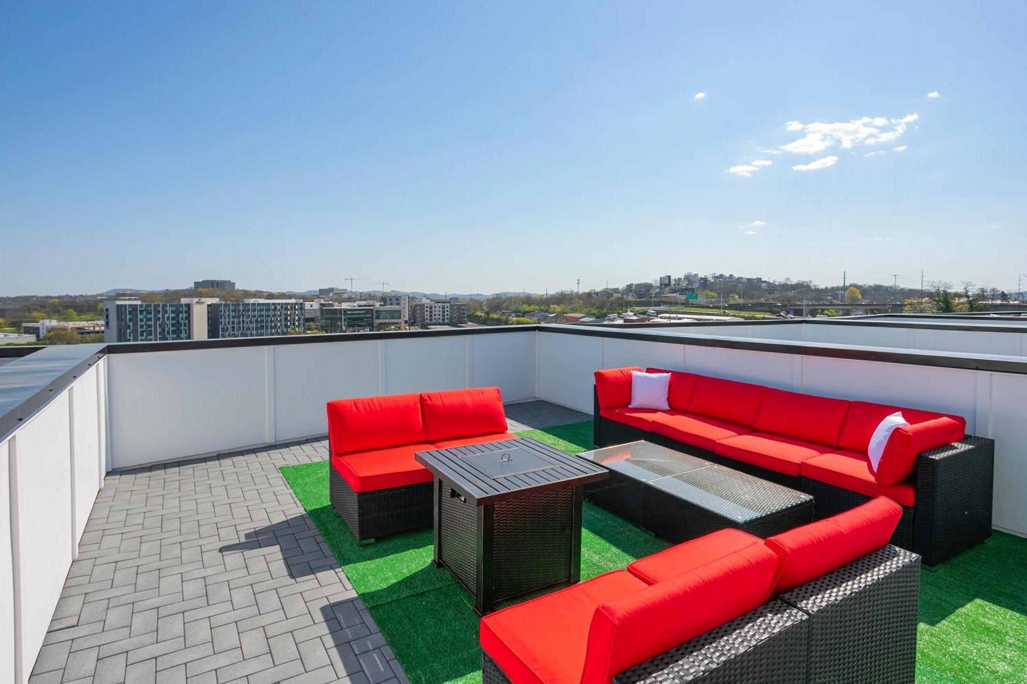 Luxury Townhome Skyline Views Mins To Dt Nashville Exteriér fotografie